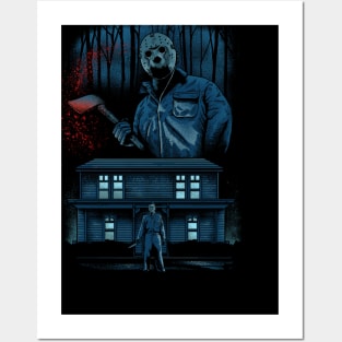 Michael vs Jason Posters and Art